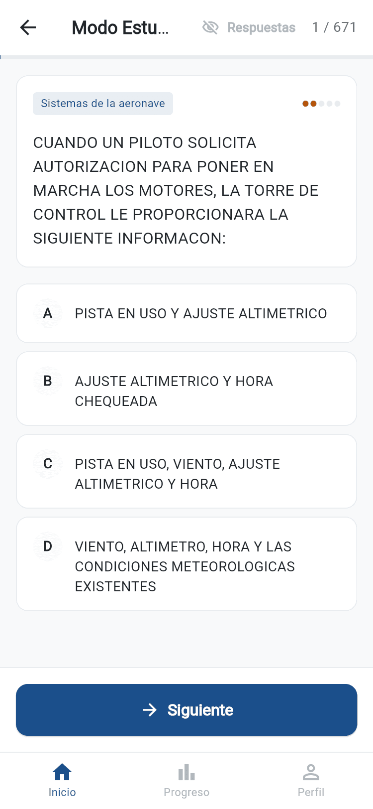 Modo estudio